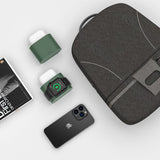 4 In 1 Fast Wireless Charger Station Alarm Clock with Lamp for Apple