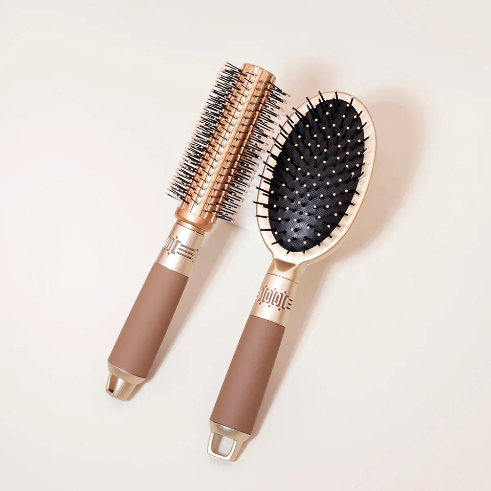AirFlex Pro - Anti-Static Airbag Massage Paddle Brush for Curly Hair