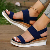 Stylish Ankle Strap Sandals with Stretch for All-Day Comfort and Support