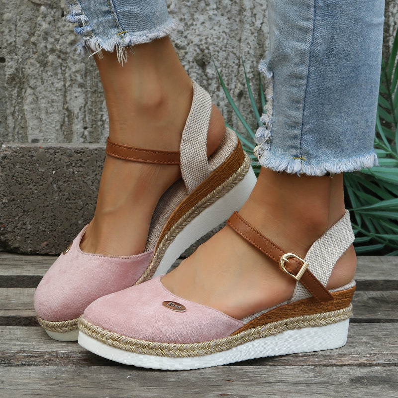 Ultra Comfortable Orthopedic Wedge Heel Sandals for Women – Elegant Supportive Design