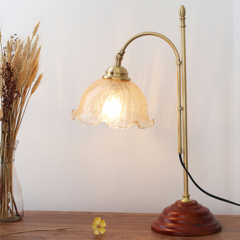 AgedRadiance - Lamp with Textured Patina Look and Soft Glow