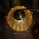 AgedRadiance - Lamp with Textured Patina Look and Soft Glow