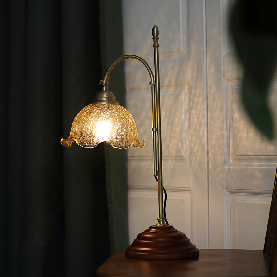 AgedRadiance - Lamp with Textured Patina Look and Soft Glow