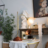 AgedRadiance - Lamp with Textured Patina Look and Soft Glow