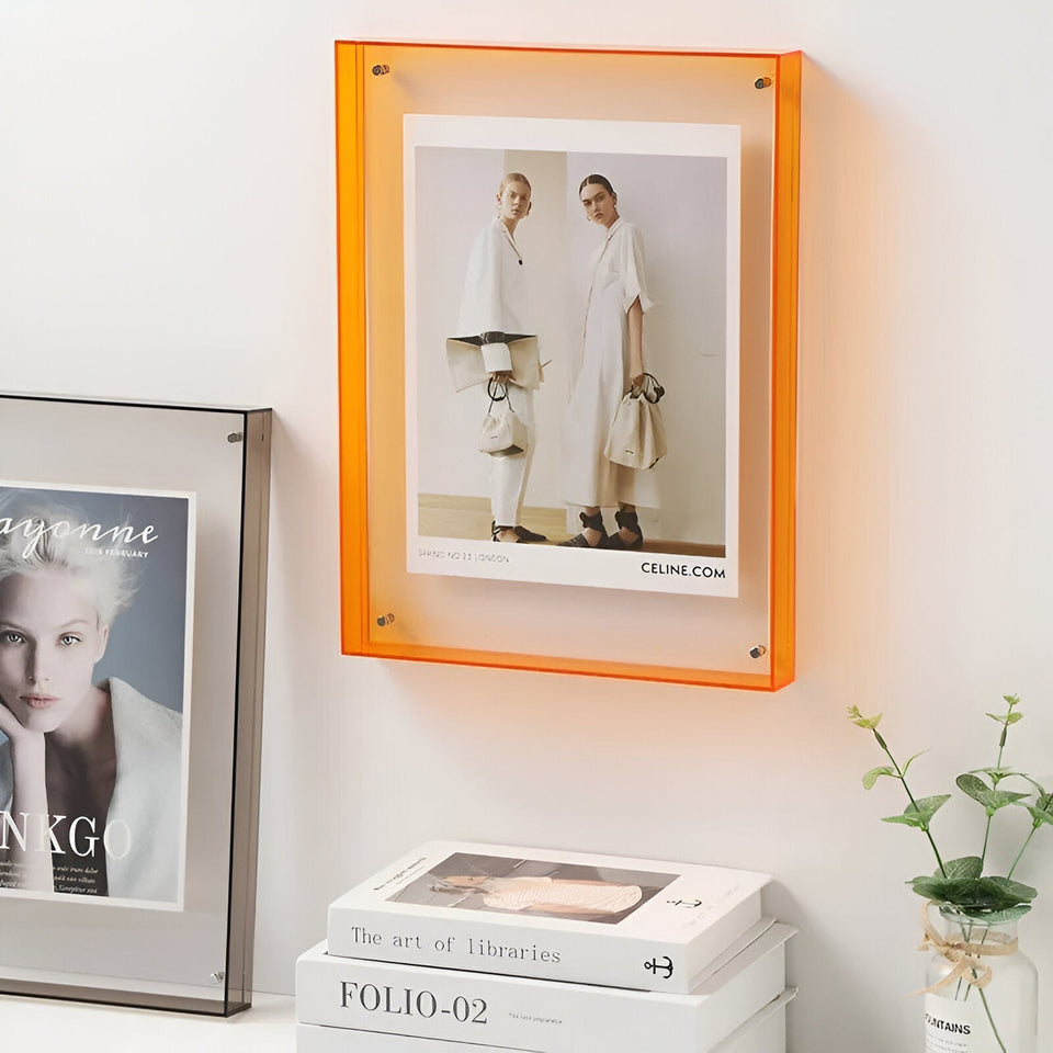 AcryGlow – Transparent Photo Frame with Modern Minimalist Design