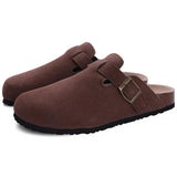 Women's Orthopedic Suede Cork Slippers