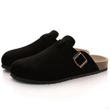 Women's Orthopedic Suede Cork Slippers